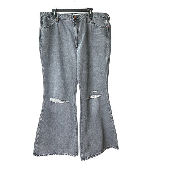 NWT Wrangler Wanderer High Rise Flare Jeans Mens Sz 34W x 32 L - Picture 1 of 7